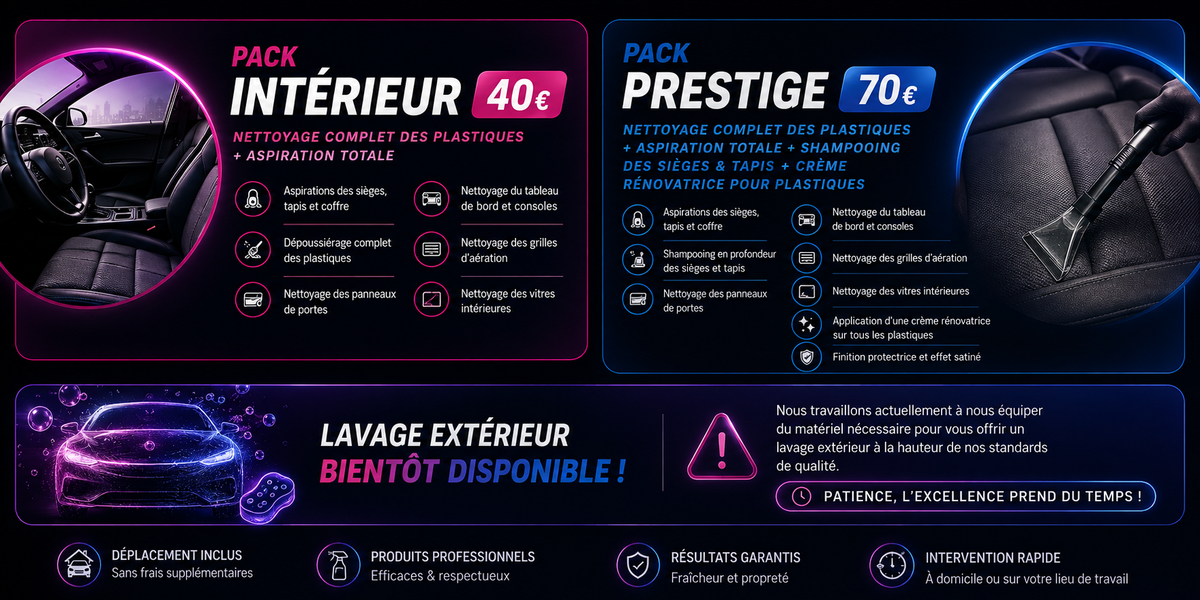 RENDEZ-VOUS LAVAGE AUTO